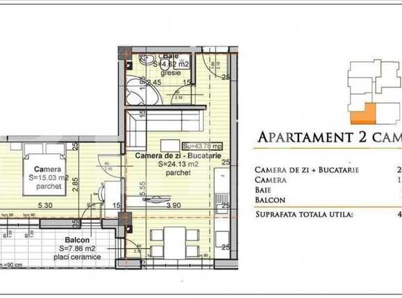 Apartament de vânzare 2 camere Baciu - 16303AV | BLITZ Cluj-Napoca | Poza1