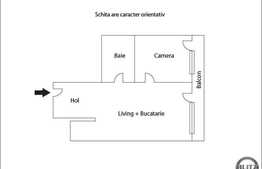 2 camere, 43 mp, balcon de 10 mp, parcare, zona Teilor! Mobilat sau nemobilat!