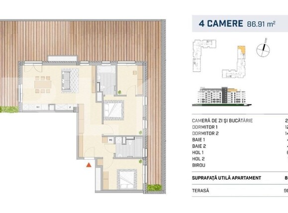 Apartament de vânzare 4 camere Semicentral - 163045AV | BLITZ Cluj-Napoca | Poza3