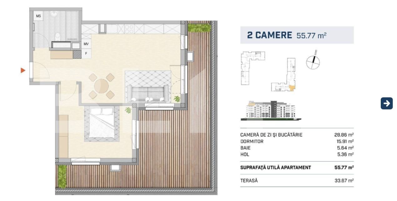 Apartament de vânzare 2 camere Iris - 163069AV | BLITZ Cluj-Napoca | Poza1