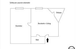 Apartament cu 1 camera, 54 mp, zona Memorandumului, posibilitate mansardare