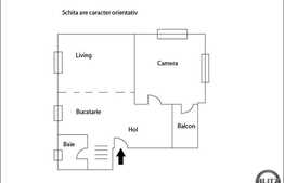 2 camere de vanzare, 56 mp, imobil NOU, ETAJ INTERMEDIAR