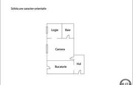 2 camere, 40 mp, garaj, zona strazii Armoniei