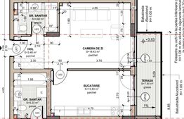 Apartament 2 camere, FINISAT, terasa, garaj, Zona Centrala !