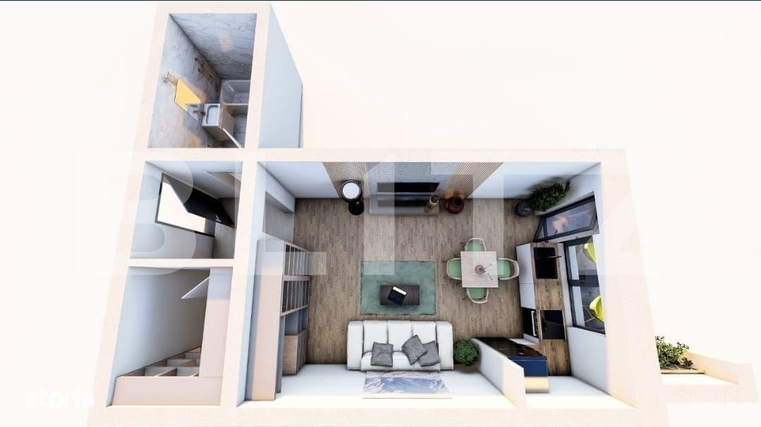 Garsonieră de vânzare Sanpetru - 163445AV | BLITZ Brașov | Poza1