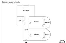 2 camere, 55 mp, decomandat, complet mobilat, zona strazii Fabricii