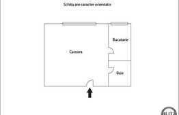 Garsoniera, 38 mp, etaj intermediar, partial mobilat, zona strazii Jupiter