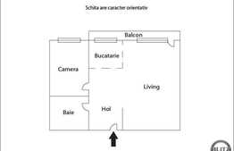 Vanzare apartament cu 2 camere, 51 mp, balcon, zona strazii Florilor!