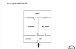1 camera, 31 mp utili, terasa 10 mp, imobil nou, zona strazii Calea Turzii