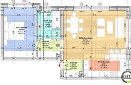 2 camere , 63 mp, semifinisat, zona strazii Ariesului