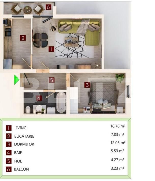 Apartament de vânzare 3 camere Tractorul - 163720AV | BLITZ Brașov | Poza10