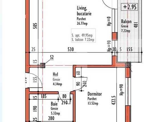 Apartament de vânzare 2 camere Bună Ziua - 16374AV | BLITZ Cluj-Napoca | Poza1