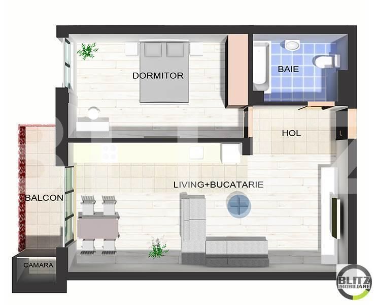Apartament de vânzare 2 camere Floreşti - 16376AV | BLITZ Cluj-Napoca | Poza3