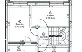 Casa insiruita, 79 mp, terasa 27 mp, gradina 30 mp, parcare inclusa