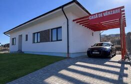 Casa pe un nivel 105 mp cu pod inalt mansardabil de 70mp, teren 500mp, Chinteni