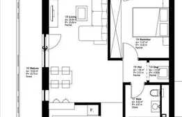 Vanzare apartament 2 camere, 48 mp, semifinisat, zona Autogarii Beta