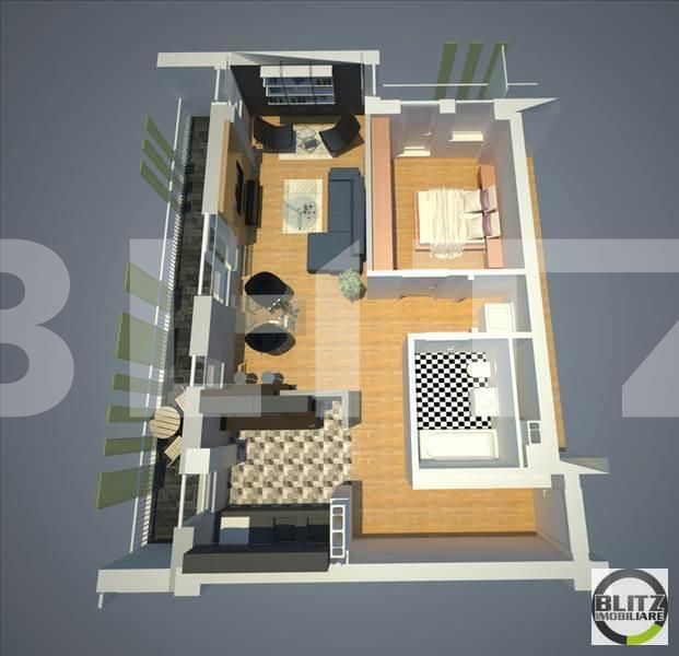 Apartament de vânzare 2 camere Dambul Rotund - 16388AV | BLITZ Cluj-Napoca | Poza3
