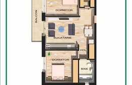 Exclusivitate! 2 camere, 57,61 mp, parcare! Finalizare Noiembrie 2016!