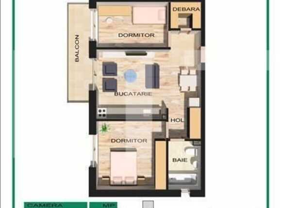Apartament de vânzare 2 camere Floreşti - 16390AV | BLITZ Cluj-Napoca | Poza1