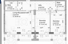 Apartament cu 3 camere, 99 mp, OFERTA IMBATABILA! 1500E/mp, zona Tractoru