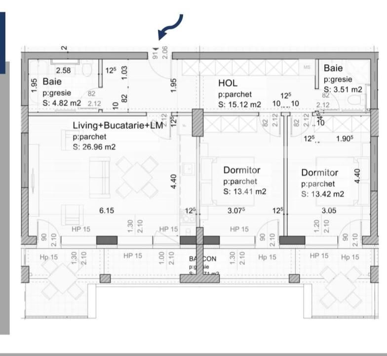 Apartament de vânzare 3 camere Tractorul - 163913AV | BLITZ Brașov | Poza2