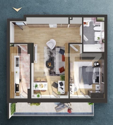 Apartament de vânzare 2 camere Marasti - 163989AV | BLITZ Cluj-Napoca | Poza3