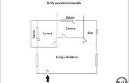 De vanzare 3 camere, 61 mp, 2 balcoane, zona Cetatii! Parcare cu CF!