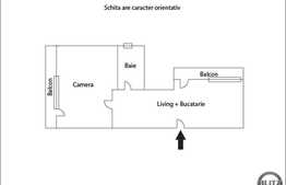 De vanzare apartament cu 2 camere, 48 mp, zona Polus Center! Parcare inclusa!