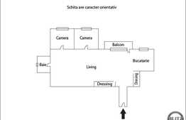 Apartament decomandat cu 3 camere, 74 mp, balcon, zona Cetatii! Mobilat!