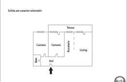 Apartament modern cu 3 camere, 78 mp! TERASA de 30 mp! Zona Stejarului! Parcare!