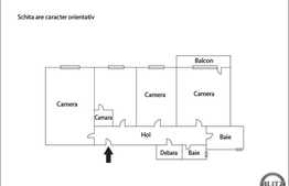 3 camere, 65 mp utili, decomandat, partial mobilat, zona strazii Aurel Vlaicu
