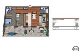 Vanzare apartament 3 camere, 77,26 mp, terasa, zona strazii Buna Ziua