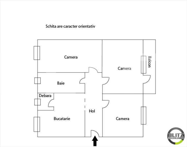 Apartament de vânzare 3 camere Gheorgheni - 1643AV | BLITZ Cluj-Napoca | Poza11