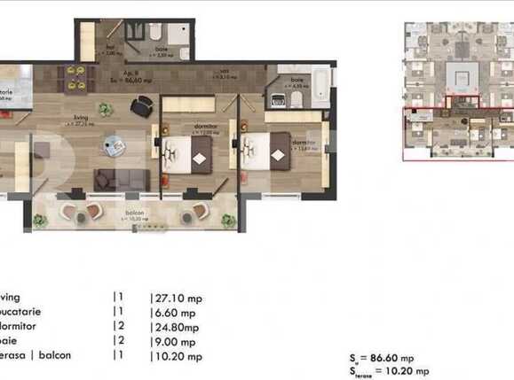 Apartament de vânzare 4 camere Bună Ziua - 16433AV | BLITZ Cluj-Napoca | Poza1