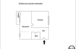 Apartament cu 1 camera, 38 mp utili, zona Fantanele