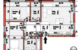 3 camere, 82 mp utili, terasa, garaj, zona Lidl