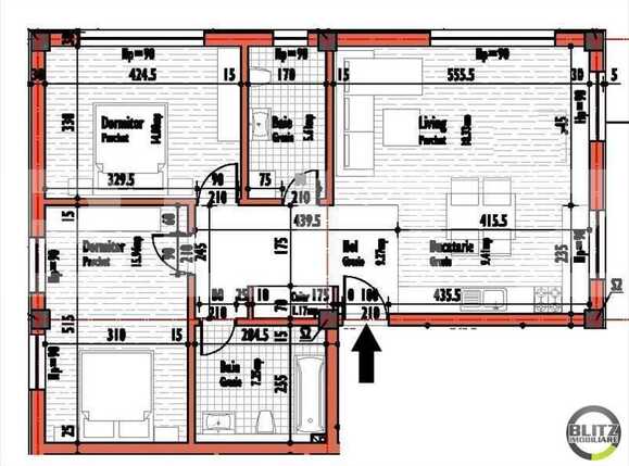Apartament de vânzare 3 camere Bună Ziua - 16443AV | BLITZ Cluj-Napoca | Poza1