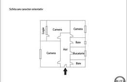 3 camere, 82.50 mp, decomandat, garaj, zona strazii Donath