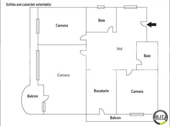 Apartament de vânzare 3 camere Marasti - 1645AV | BLITZ Cluj-Napoca | Poza12