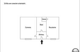 Vanzare garsoniera 40 mp, terasa 31 mp, boxa subsol, zona Piata Mihai Viteazu