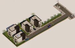 Casa individuala, 132mp, terasa 60mp,teren 2004mp, zona Avram Iancu