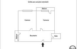 Vanzare apartament cu 2 camere, 48 mp, zona Terra! Cu parcare!