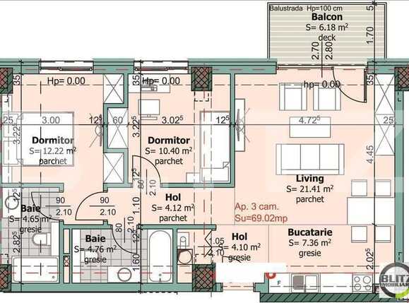 Apartament de vânzare 3 camere Central - 16486AV | BLITZ Cluj-Napoca | Poza6