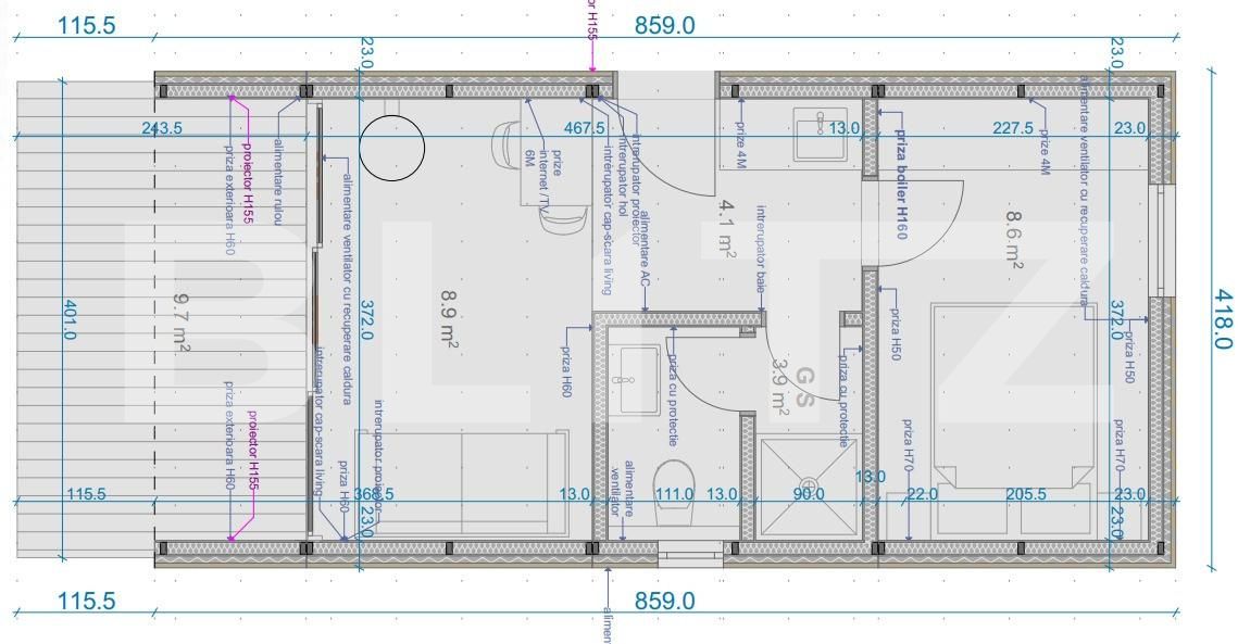 Casa de vânzare 2 camere Central - 164904CV | BLITZ Cluj-Napoca | Poza9