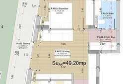 De vanzare apartament cu 2 camere, 49,20 mp, semifinisat, zona Sigma Center