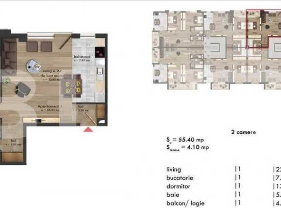 Apartament de vânzare 2 camere Bună Ziua - 16503AV | BLITZ Cluj-Napoca | Poza1