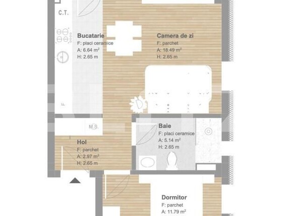 Apartament de vânzare 2 camere Floreşti - 165103AV | BLITZ Cluj-Napoca | Poza1