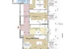 De vanzare apartament cu 3 camere, semifinisat, 69,65 mp, zona Sigma Center