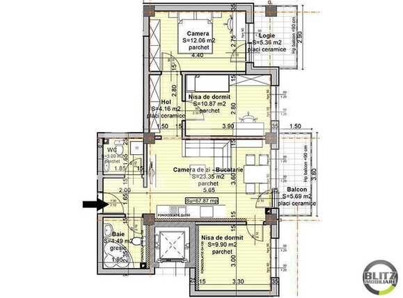 Apartament de vânzare 4 camere Baciu - 16513AV | BLITZ Cluj-Napoca | Poza11