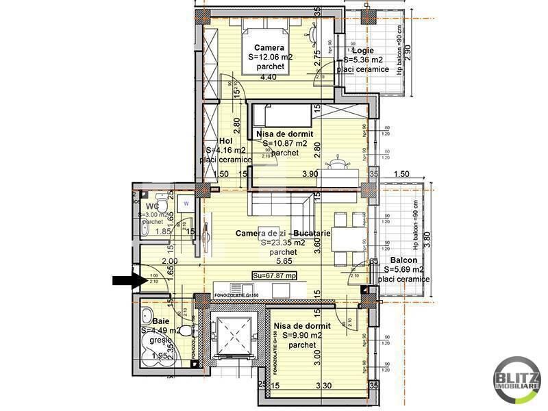 Apartament de vânzare 4 camere Baciu - 16513AV | BLITZ Cluj-Napoca | Poza11